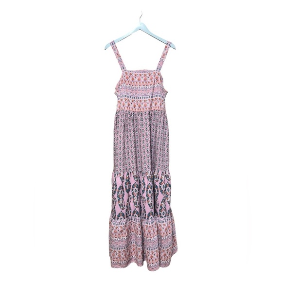 Knox Rose Purple Boho Tiered Maxi Dress – Size Large - Picture 2 of 6